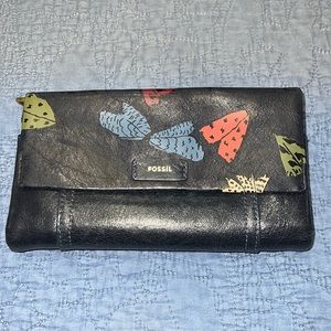 Fossil leather wallet